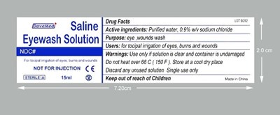 Label (Eye Wash Solution Label)